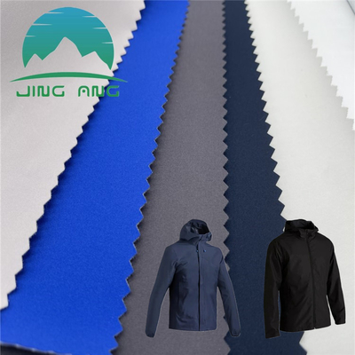 Polyester 100% 3 Schicht-Superausdehnungs-Gewebe-Abbinden für das Wandern von Jacken